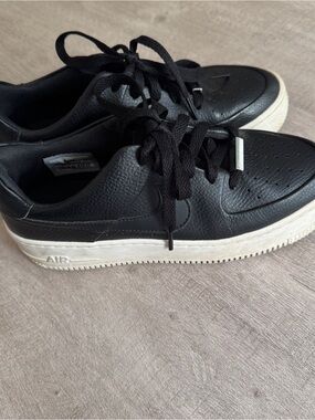 Nike Air Force 1 Sage Low Leather Platform Sneaker Women's Size 6